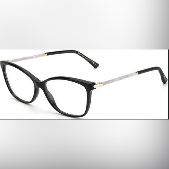 JIMMY CHOO JC 320 807 Sunglasses. Black with black lenses. - Picture 3 of 8